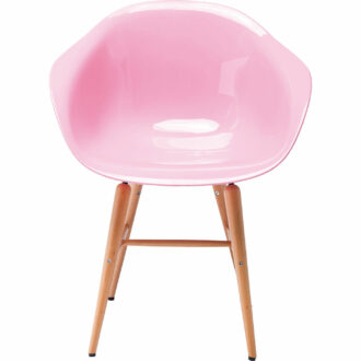 Стол с подлакътници Forum Wood Pink