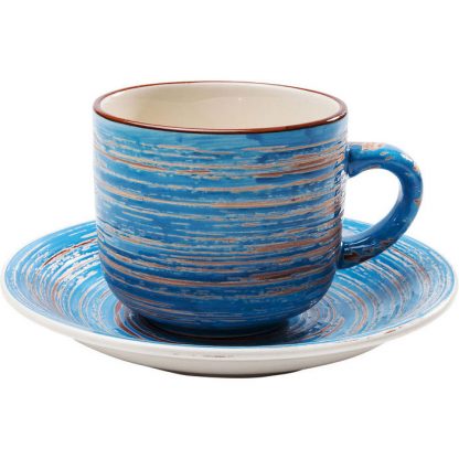 Чаша за кафе Swirl Blue (2/Set)