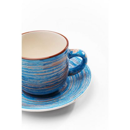 Чаша за кафе Swirl Blue (2/Set)