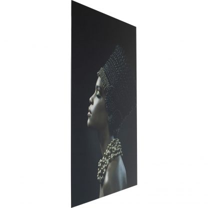 Стъклена картина Royal Headdress Profile 150x100 см