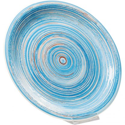 Чиния Swirl Blue Ш27 см