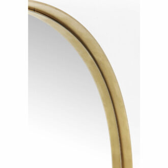 Огледало Curve Round Brass 100 см