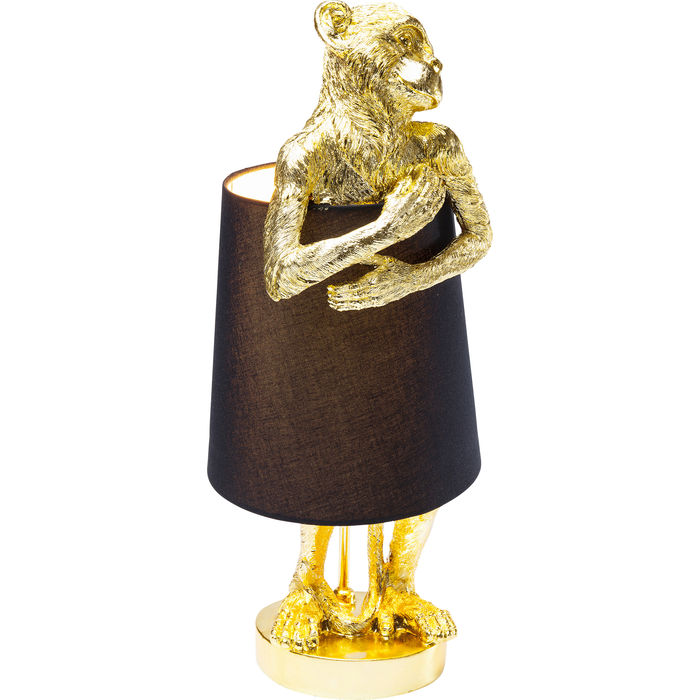 61961 Kare animal дизайнерска настолна лампа животни златна маймуна