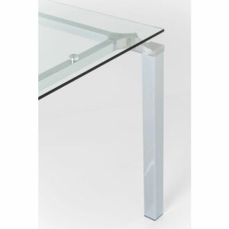 71571 Каре бюро дизайнерско модерен съвременен стил хром стъкло