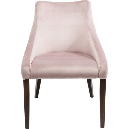 Kare 83210 Каре дизайнерски стол без подлакътник розов букова дървесина