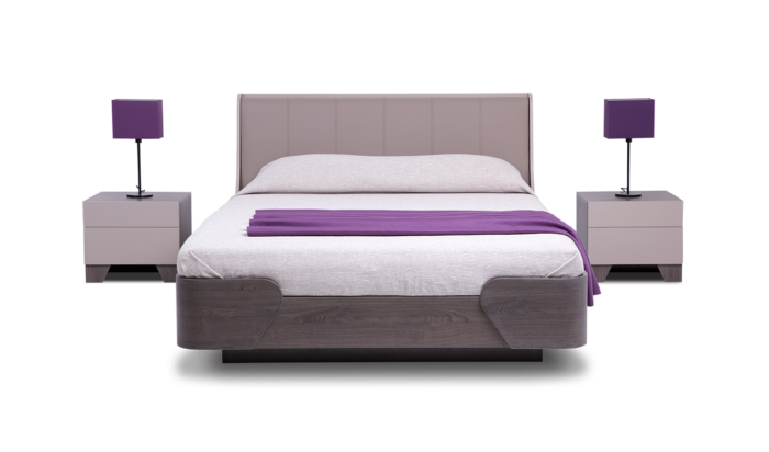 Легло със заоблени ръбове Ченс място за съхранение размери тапицерия по избор