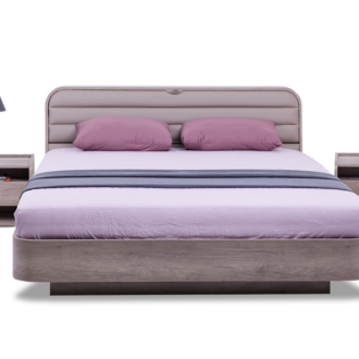 Легло със заоблени ръбове S02 модерен стил място за съхранение