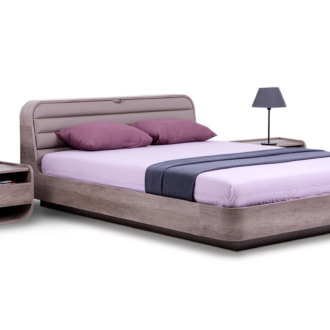 Легло със заоблени ръбове S02 модерен стил място за съхранение