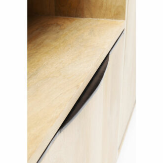 84386 Kare каре дизайнерски шкаф скрин манго естествена дървесина стомана сканди стил