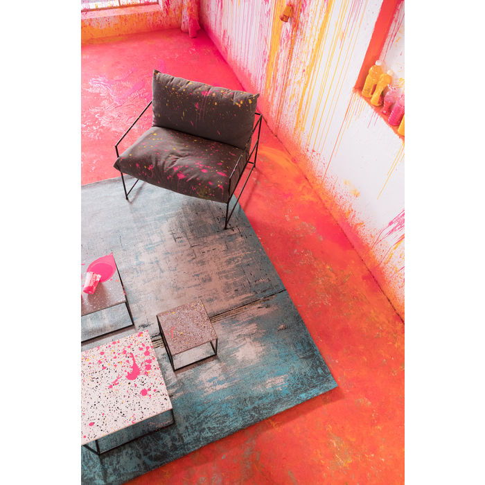 Abstract Kare дизайнерски килим абстрактни форми памучен килим