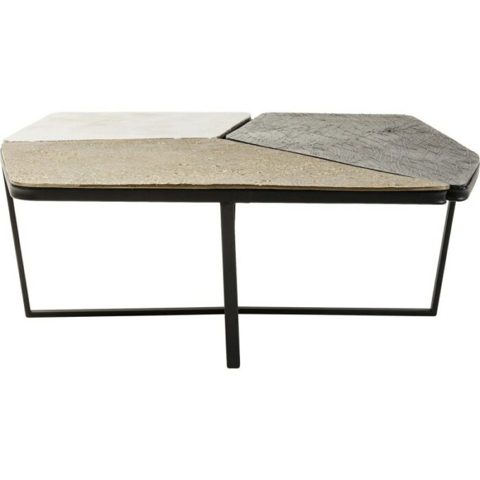 дизайнерска маса метална маса за кафе Kare design нестандартна холна маса