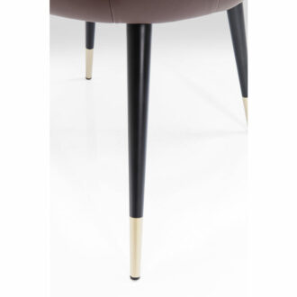 83843 kare design каре трапезен стол дизайнерски стол кожен стол тапициран стол кафява кожа