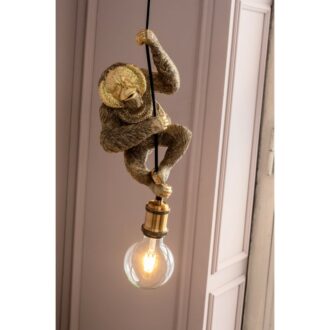 52297 monkey lamp kare design дизайнерска лампа маймуна каре лампа златна лампа