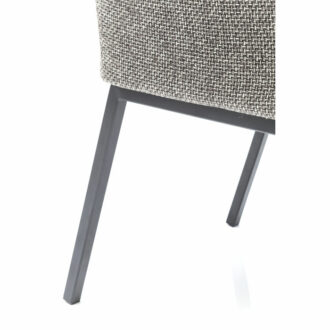80674 Thinktank kare design дизайнерски трапезен стол сив стол индустриален стил модерен трапезен стол каре