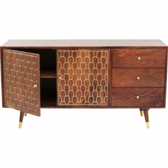 83366 kare design muskat луксозна колекция мебели дизайнерски мебели каре скрин шкаф мангово дърво златно