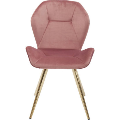 kare design viva mauve тапициран стол розово и златно дизайнерски трапезен стол каре