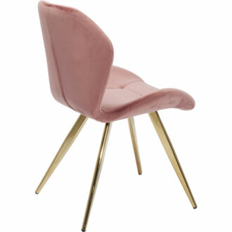 kare design viva mauve тапициран стол розово и златно дизайнерски трапезен стол каре