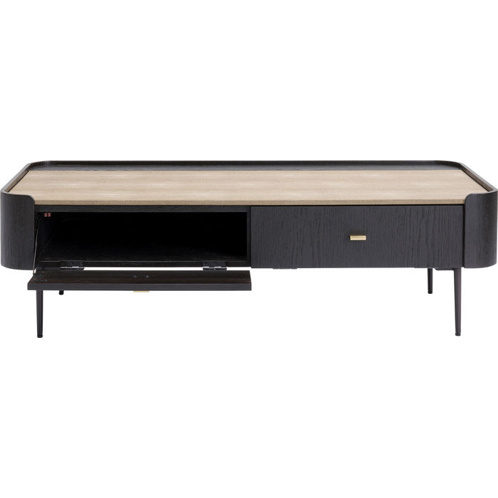 85330 kare design milano table дизайнерска луксозна колекция мебели тъмно дърво холна маса