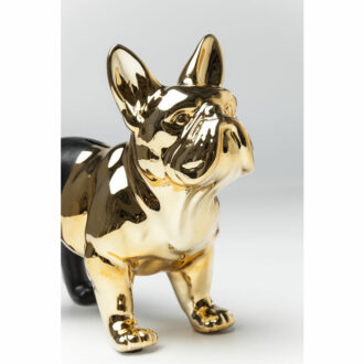 38541 kare design bulldog money box дизайнерска златна касичка булдог