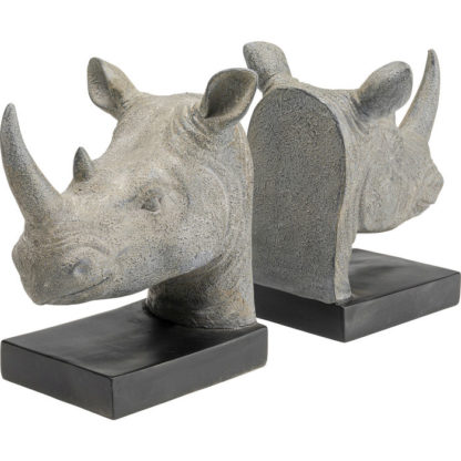 51943 kare design bookend rhino стопери за книги носорог дизайнерска декорация интересен подарък