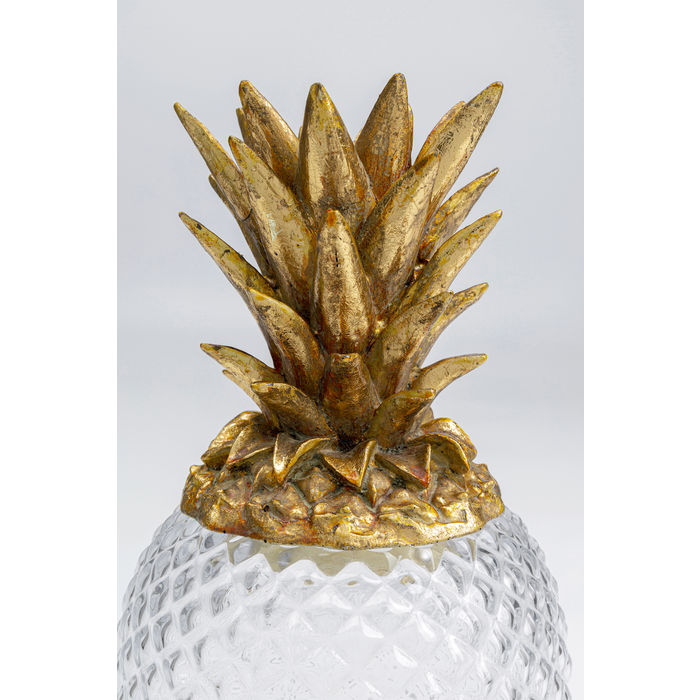 51969 kare design pineapple gold дизайнерска декорация луксозна декорация златен ананас ефектен подарък