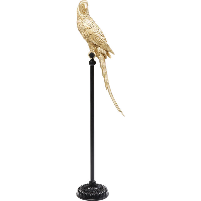 61630 kare design parrot gold златна дизайнерска декорация каре златен папагал каре