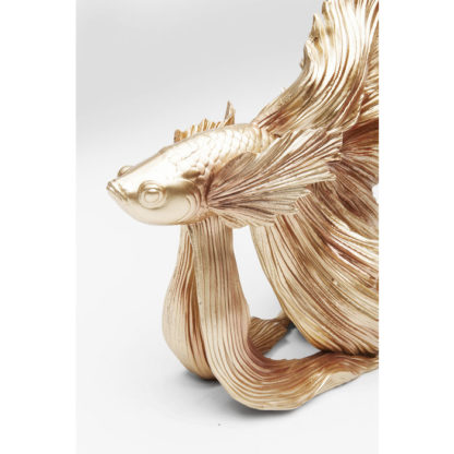 68023 kare design betta fish gold дизайнерска златна декорация Каре луксозен подарък
