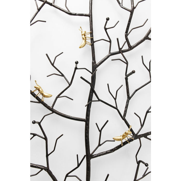 84172 kare design ants on a tree дизайнерска закачалка златно стенна декорация закачалка каре