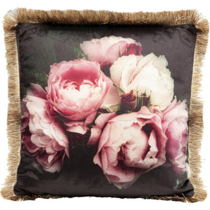 51961 kare design blush roses луксозна дизайнерска възглавница плюшена възглавница каре