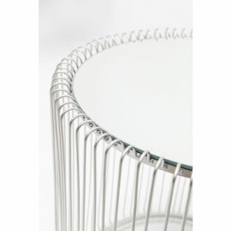 80899 kare design wire silver дизайнерски помощни маси сребристи маси двоен сет маси луксозни мебели каре