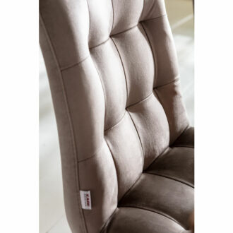 83413 kare design moritz луксозни мебели дизайнерски тапициран стол сив плюш