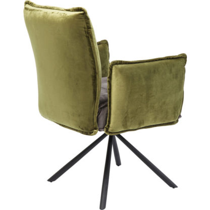 83544 kare design chelsea green дизайнерски тапициран стол зелено и сиво плюш луксозно обзавеждане каре