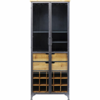 83751 kare design дизайнерски витринен шкаф витрина бар индустриал каре мебели