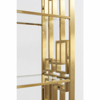83909 kare design boulevard дизайнерска стъклена етажерка златна етажерка каре луксозно обзавеждане