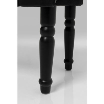 83977 kare design bench wing blossom луксозна дизайнерска пейка черна плюшена пейка луксозни дизайнерски мебели