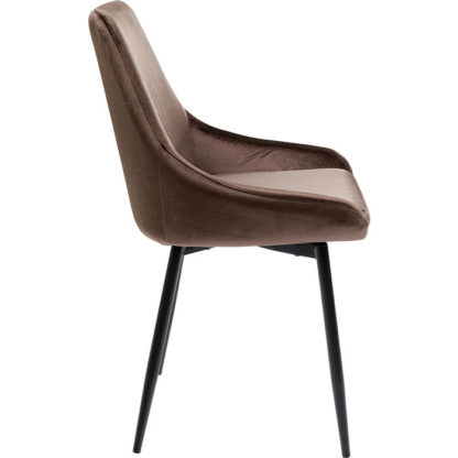 84331 kare design east side brown дизайнерски стол плюшен стол каре луксозни мебели