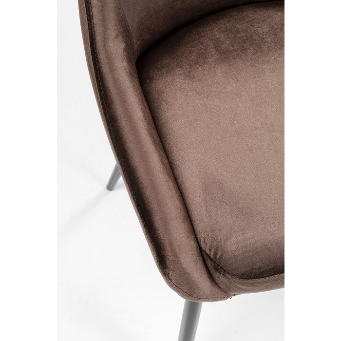 84331 kare design east side brown дизайнерски стол плюшен стол каре луксозни мебели