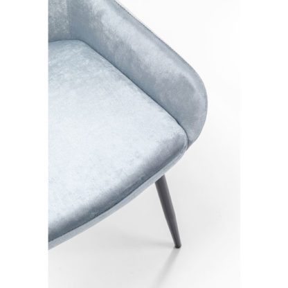 84333 kare design east sid grey дизайнерски трапезен стол сив плюшен стол луксозно обзавеждане мебели каре