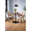Трапезна маса Invitation Set Walnut Black Ø90cm