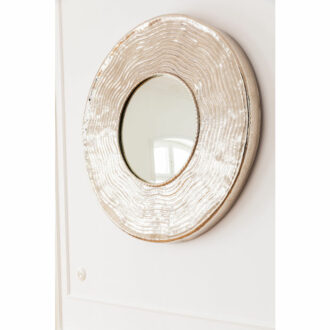 83372 kare design mirror pluto дисайнерско огледало луксозни аксесоари сребристо огледало каре голямо кръгло огледало