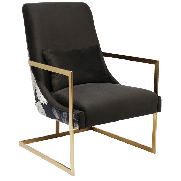 83136 kare design bold дизайнерско кресло луксозно плюшено кресло тапицерия цветя златно луксозно обзавеждане каре