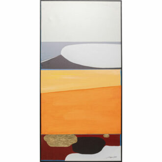 Картина Abstract Shapes Orange 73x143cm