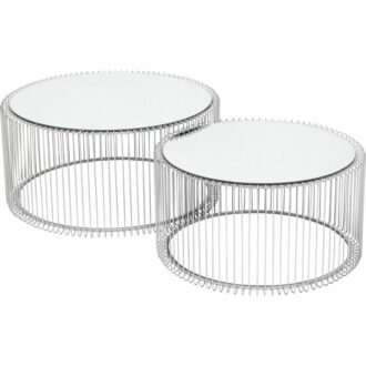 80898 kare design wire silver дизайнерска масичка лека маса за кафе холна маса сребро метална мас каре