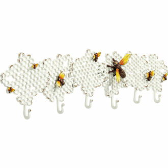 84801 kare design bee coatrack дизайнерска декоративна закачалка пчели стенна закачалка каре