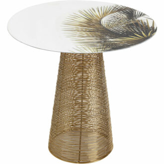 80931 charme side table kare design дизайнетрска помощна маса каре луксозно обзавеждане златна масичка палми тропически интериор
