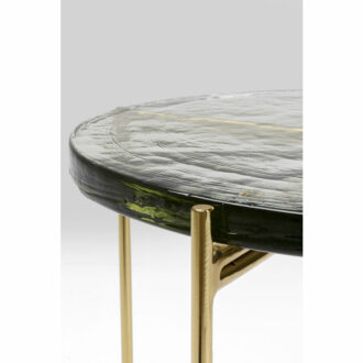 81143 kare design ice дизайнерска помощна масичка стъклена маса златна масичка луксозно обзавеждане каре