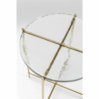 81143 kare design ice дизайнерска помощна масичка стъклена маса златна масичка луксозно обзавеждане каре