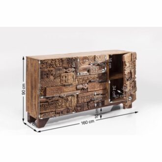 82794 kare design shanti дизайнерски шкаф скрин дърворезба луксозно обзавеждане каре