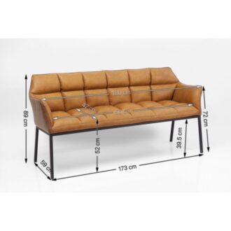 83641 kare design thinktank bench дизайнерска кожена пейка кожен трапезен стол луксозно обзавеждане каре