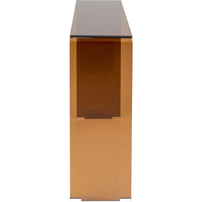 84989 kare design visible amber console дизайнерска конзола стъклена конзола каре модерен стил луксозно обзавеждане каре